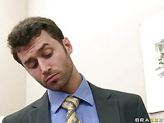 Kortney Kane is a hot architect with lengthy legs and hot tits that bring James Deen the inspiration to design. Look at him engulfing on those mounds and how valuable this babe feels when this chab does that. Is this babe going to get something betwixt those two or some ball cream on her marvelous face?